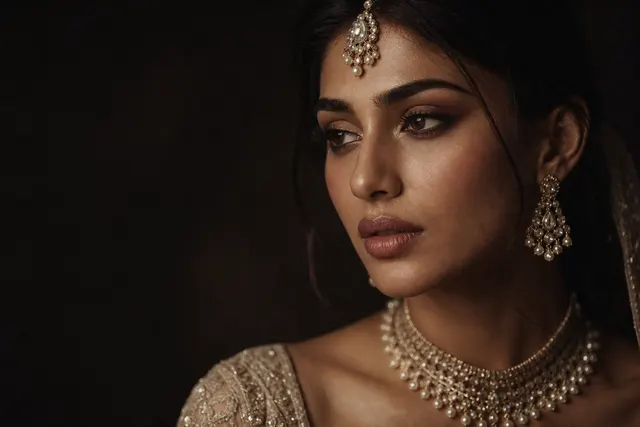 Bridal beauty detail